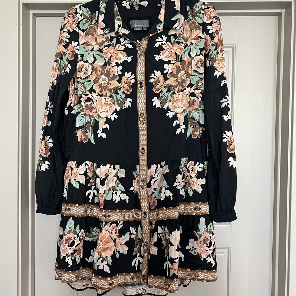 Floral Button-Down Dress